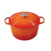 Hot LE CREUSET Cocotte en Fonte Haute 24 cm Volcanique