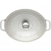 Online CHASSEUR Cocotte en Fonte Ovale 29 cm Macadamia