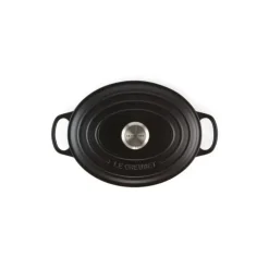 Best LE CREUSET Cocotte en fonte Ovale 29 cm Noir mat Signature