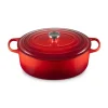 Discount LE CREUSET Cocotte en Fonte Ovale 35 cm Cerise Signature