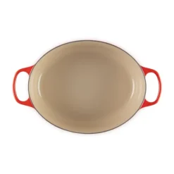 Discount LE CREUSET Cocotte en Fonte Ovale 35 cm Cerise Signature