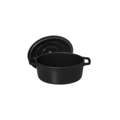 Discount CHASSEUR Cocotte en Fonte Ovale 17 cm Noir Mat