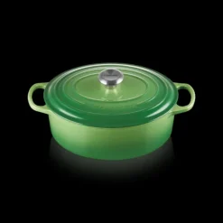 Outlet LE CREUSET Cocotte en Fonte Ovale 29 cm Bamboo Signature