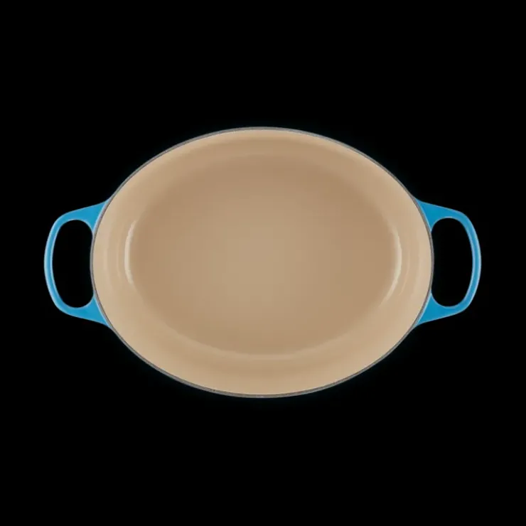 Clearance LE CREUSET Cocotte en Fonte Ovale 33 cm Azur Signature