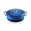 Hot LE CREUSET Cocotte en Fonte Ovale 29 cm Azur Signature
