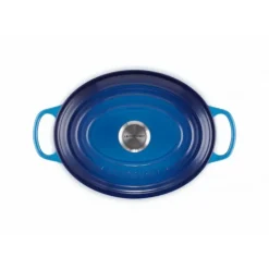 Hot LE CREUSET Cocotte en Fonte Ovale 29 cm Azur Signature