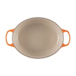 New LE CREUSET Cocotte en fonte Ovale 35 cm Volcanique Signature