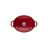 Outlet CHASSEUR Cocotte en Fonte Ovale 31 cm Rouge