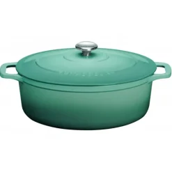 Clearance CHASSEUR Cocotte en Fonte Ovale 29 cm Quartz