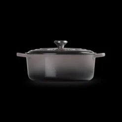 Hot LE CREUSET Cocotte en fonte Ovale 29 cm Flint Signature