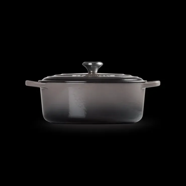 Hot LE CREUSET Cocotte en fonte Ovale 29 cm Flint Signature