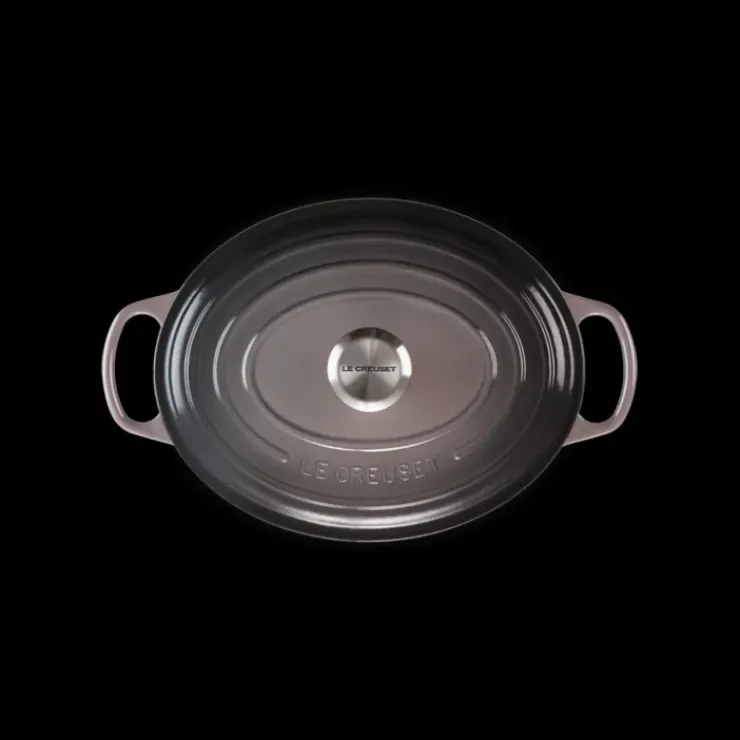 Hot LE CREUSET Cocotte en fonte Ovale 29 cm Flint Signature