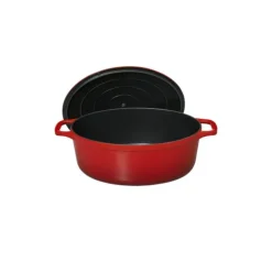 Sale CHASSEUR Cocotte en Fonte Ovale 25 cm Rubis