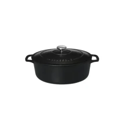 Sale CHASSEUR Cocotte en Fonte Ovale 29 cm Noir Mat