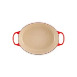 Clearance LE CREUSET Cocotte en Fonte Ovale 31 cm Cerise Signature