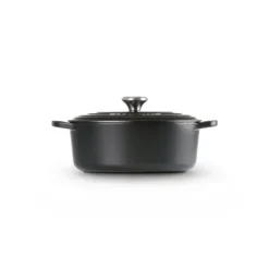 Clearance LE CREUSET Cocotte en fonte Ovale 33 cm Noir mat Signature