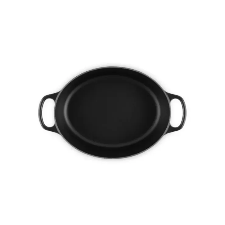Clearance LE CREUSET Cocotte en fonte Ovale 33 cm Noir mat Signature
