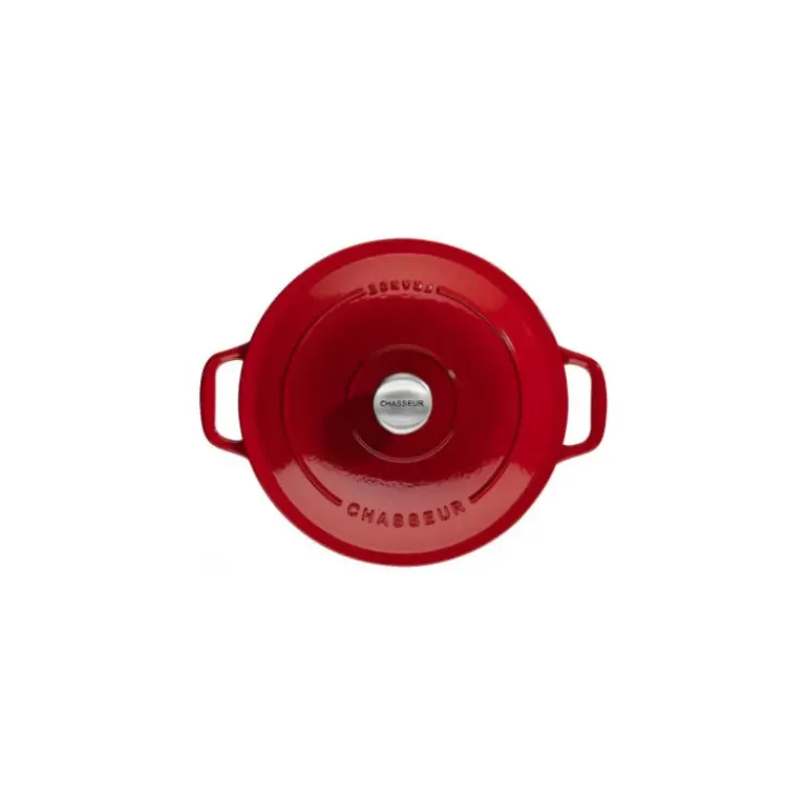Sale CHASSEUR Cocotte en Fonte Ronde 32 cm Rubis