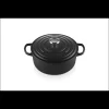 Outlet LE CREUSET Cocotte en fonte Ronde 20 cm Noir mat Signature