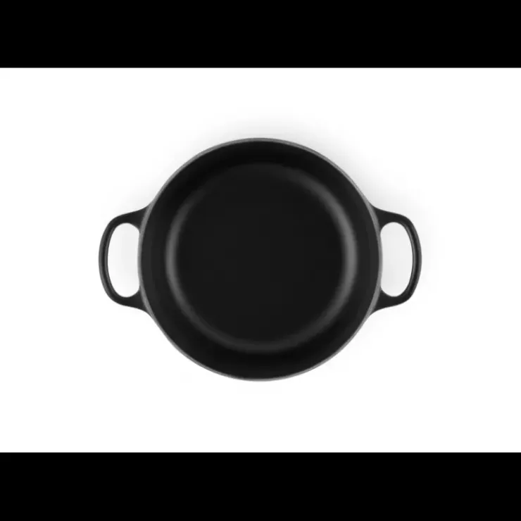 Outlet LE CREUSET Cocotte en fonte Ronde 20 cm Noir mat Signature