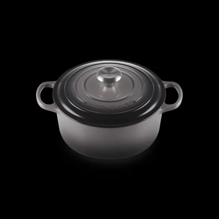 LE CREUSET Cocotte en fonte Ronde 24 cm Flint Signature