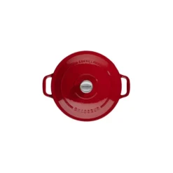 Outlet CHASSEUR Cocotte en Fonte Ronde 20 cm Rouge