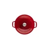 Clearance CHASSEUR Cocotte en Fonte Ronde 24 cm Rubis