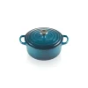 Online LE CREUSET Cocotte en Fonte Ronde 20 cm Deep Teal Signature