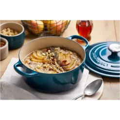 Online LE CREUSET Cocotte en Fonte Ronde 20 cm Deep Teal Signature