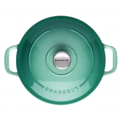 Sale CHASSEUR Cocotte en Fonte Ronde 24 cm Quartz