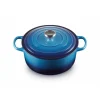 Online LE CREUSET Cocotte en fonte Ronde 24 cm Azur Signature