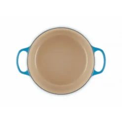 Online LE CREUSET Cocotte en fonte Ronde 24 cm Azur Signature