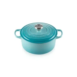 Best LE CREUSET Cocotte en fonte Ronde 24 cm Caraïbes Signature