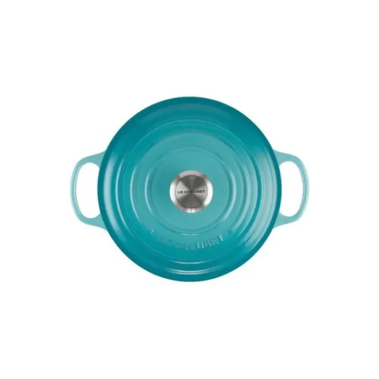 Best LE CREUSET Cocotte en fonte Ronde 24 cm Caraïbes Signature