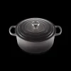 Clearance LE CREUSET Cocotte en Fonte Ronde 28 cm Flint Signature
