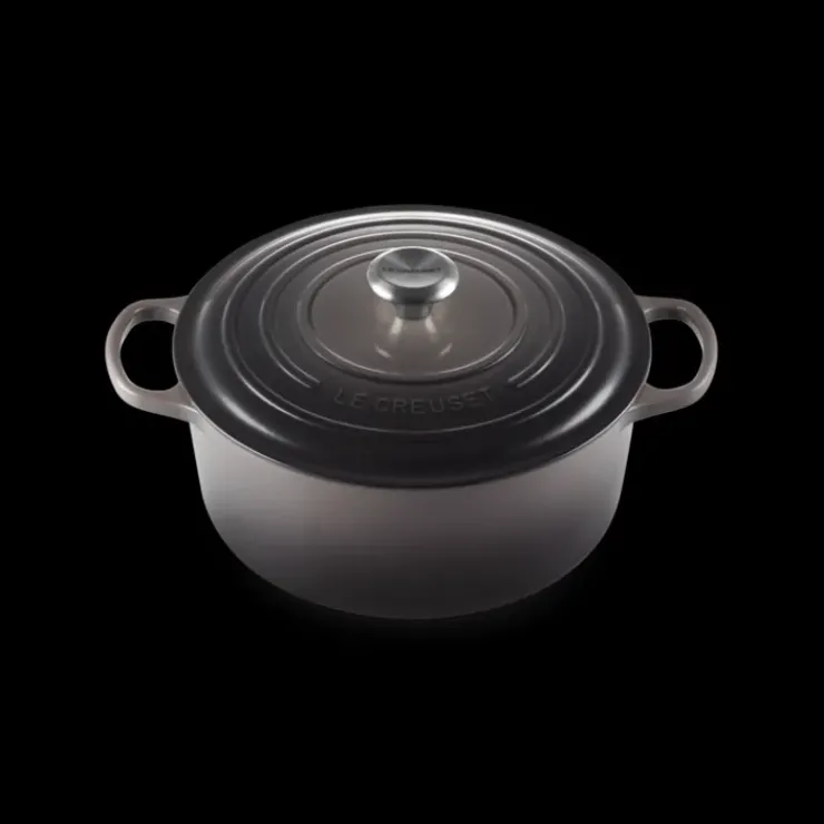 Clearance LE CREUSET Cocotte en Fonte Ronde 28 cm Flint Signature
