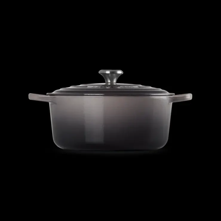 Clearance LE CREUSET Cocotte en Fonte Ronde 28 cm Flint Signature