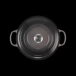 Clearance LE CREUSET Cocotte en Fonte Ronde 28 cm Flint Signature