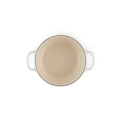 Sale LE CREUSET Cocotte en fonte Ronde 20 cm Meringue Signature