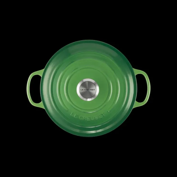 Clearance LE CREUSET Cocotte en Fonte Ronde 24 cm Bamboo Signature