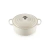 Online LE CREUSET Cocotte en fonte Ronde 26 cm Meringue Signature