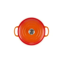 Clearance LE CREUSET Cocotte en Fonte Ronde 18 cm Volcanique Signature
