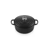 Clearance LE CREUSET Cocotte en Fonte Ronde 22 cm Noir mat Signature