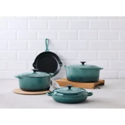 Clearance LE CREUSET Cocotte en Fonte Ronde Tradition 20 cm Océan