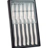 Outlet ARCOS Coffret 6 Couteaux à Steak 11 cm Lame Crantée Acier Inoxydable