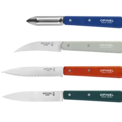Outlet OPINEL Coffret 3 Couteaux de Cuisine et un Eplucheur Primo Les Essentiels
