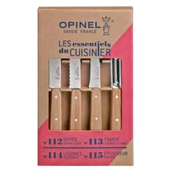 Outlet OPINEL Coffret 3 Couteaux de Cuisine et un Eplucheur Les Essentiels