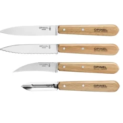 Outlet OPINEL Coffret 3 Couteaux de Cuisine et un Eplucheur Les Essentiels