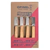 Sale OPINEL Coffret 3 Couteaux de Cuisine et un Eplucheur Olivier Les Essentiels