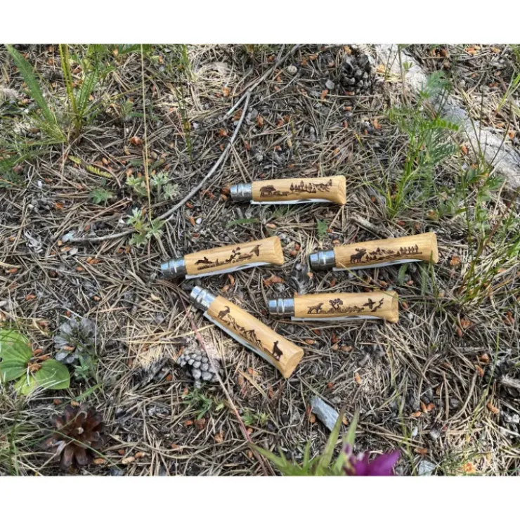 Discount OPINEL Coffret 6 Couteaux Gravure Animalia